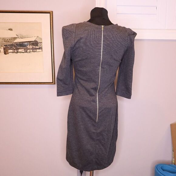 Sandro Paris Structured Lace Dress Sz S - Picture 2 of 7